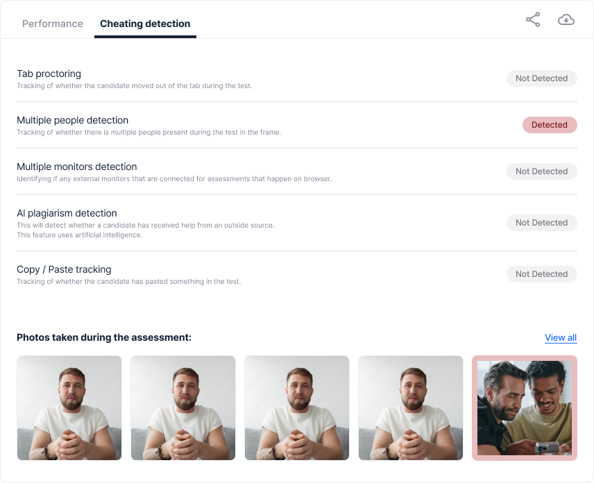 Cheating Detection