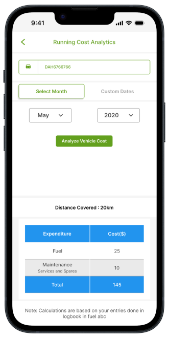 Fuel Cost Analysis
