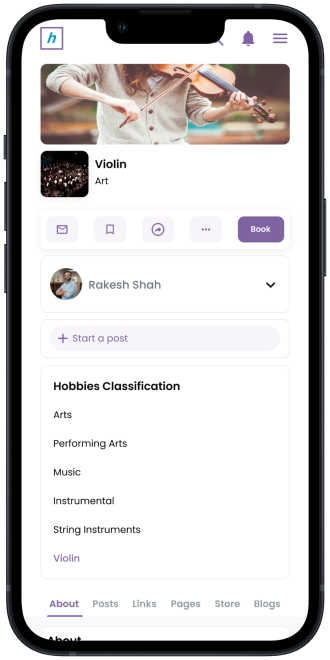 User's activities