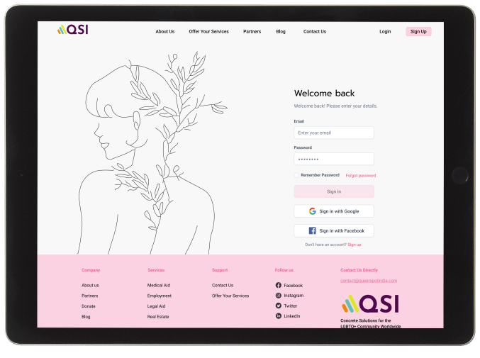 Sign up